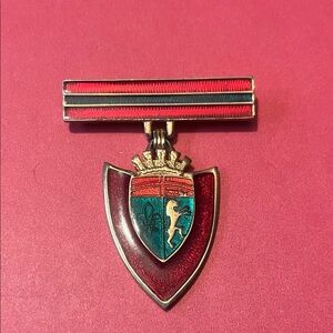 Elegant Red and Silver Men's Accessory